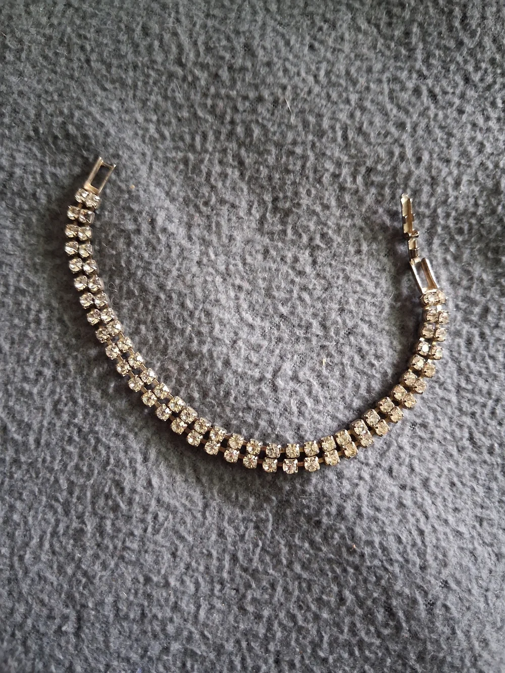 Crystal Double-Row Tennis Bracelet